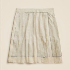 NWT- J. Crew pleated scarf print skirt in drapery viscose twill